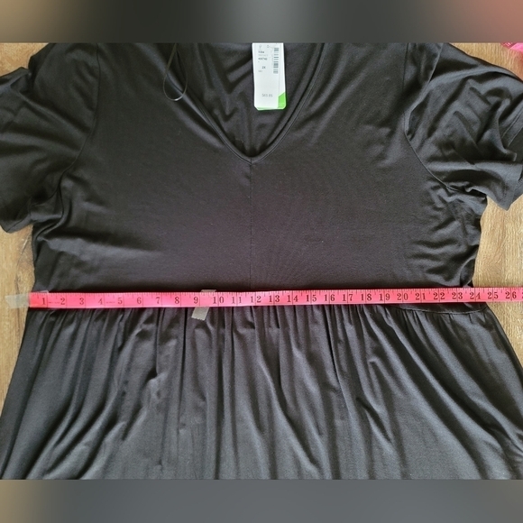 Penningtons Plus Black Dress V-Neck 2X NWT #774 - Picture 11 of 14